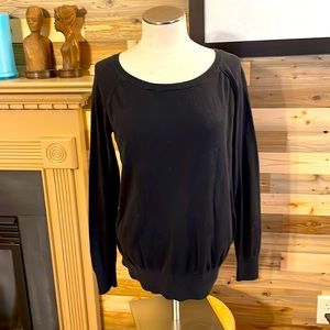 Large black a.n.a. sweater